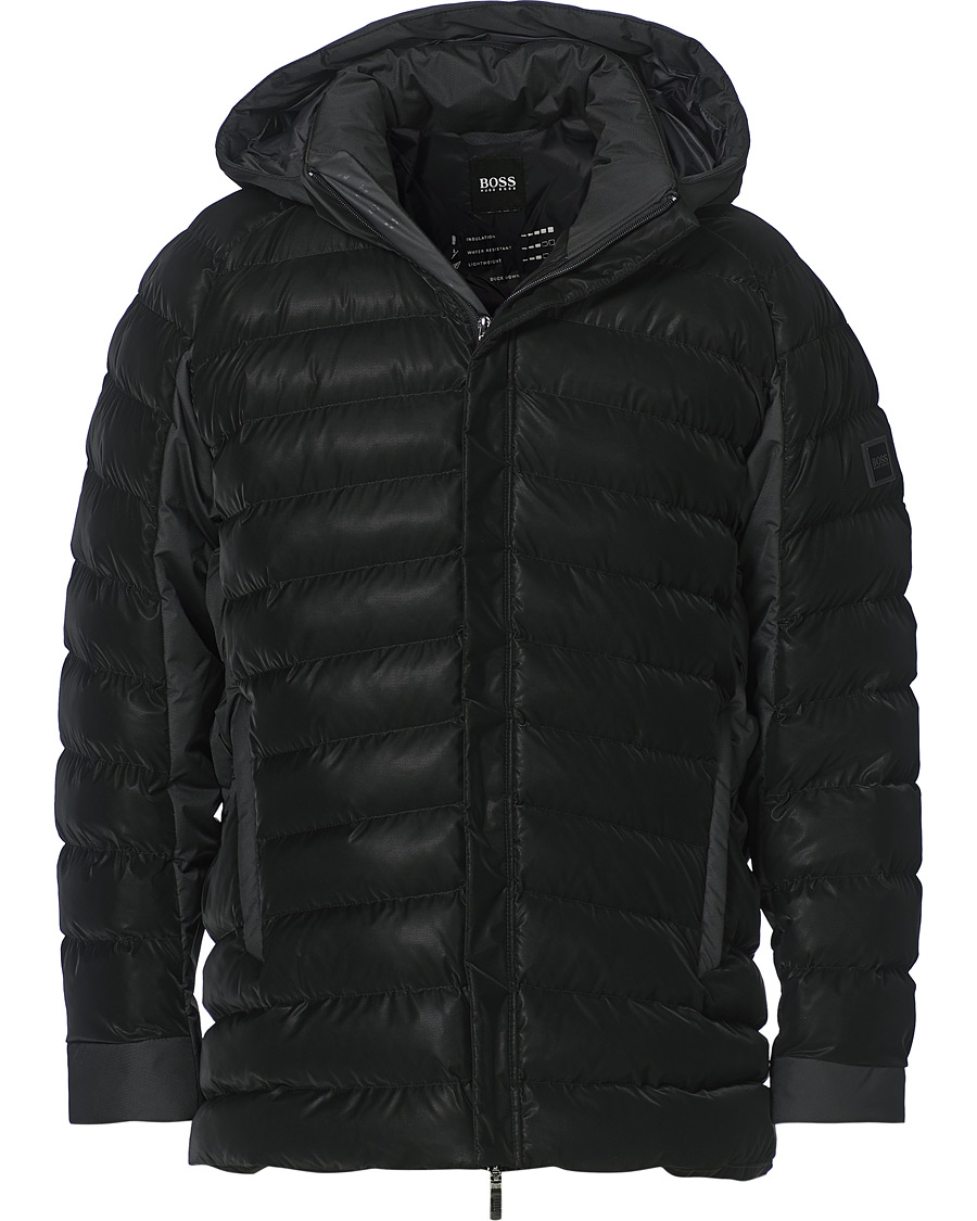 Herre | Jakker | BOSS GREEN | BOSS Athleisure Vanta Hooded Jacket Black