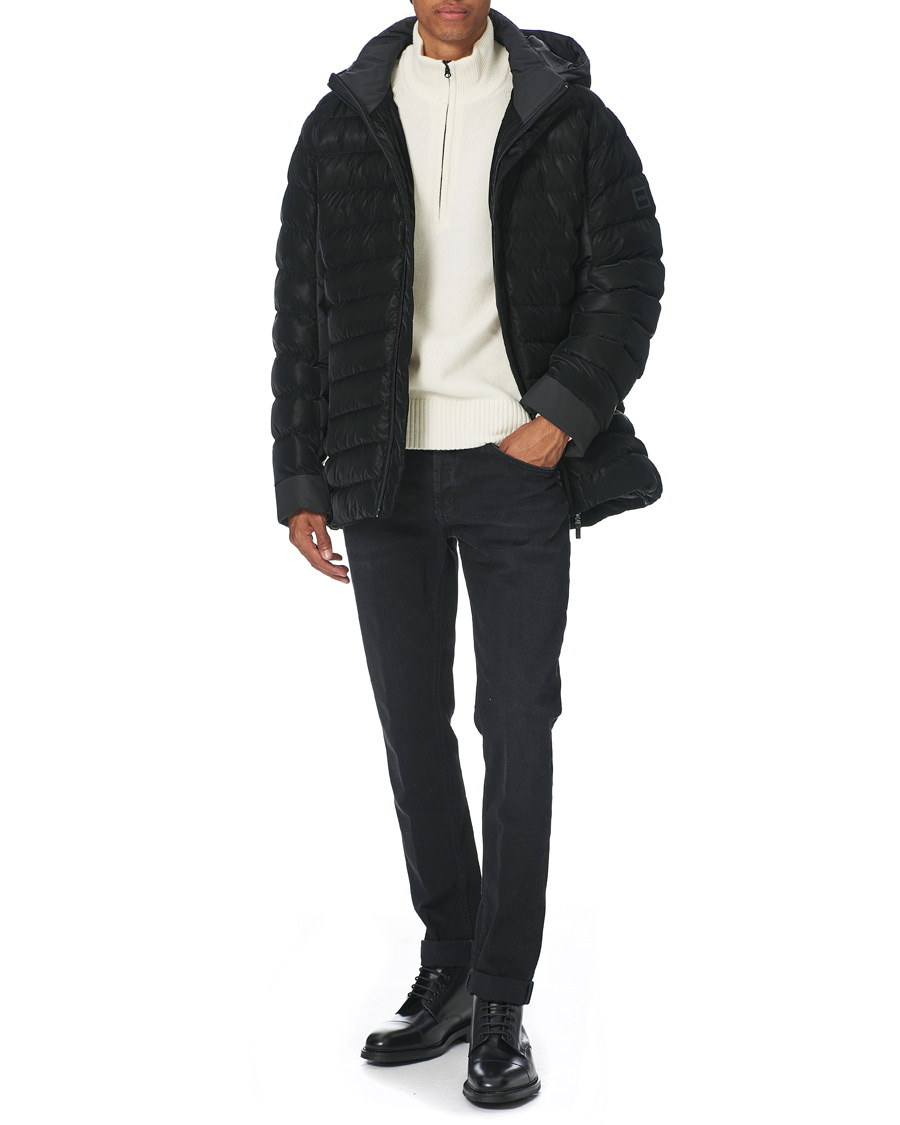 Herre | Jakker | BOSS GREEN | BOSS Athleisure Vanta Hooded Jacket Black