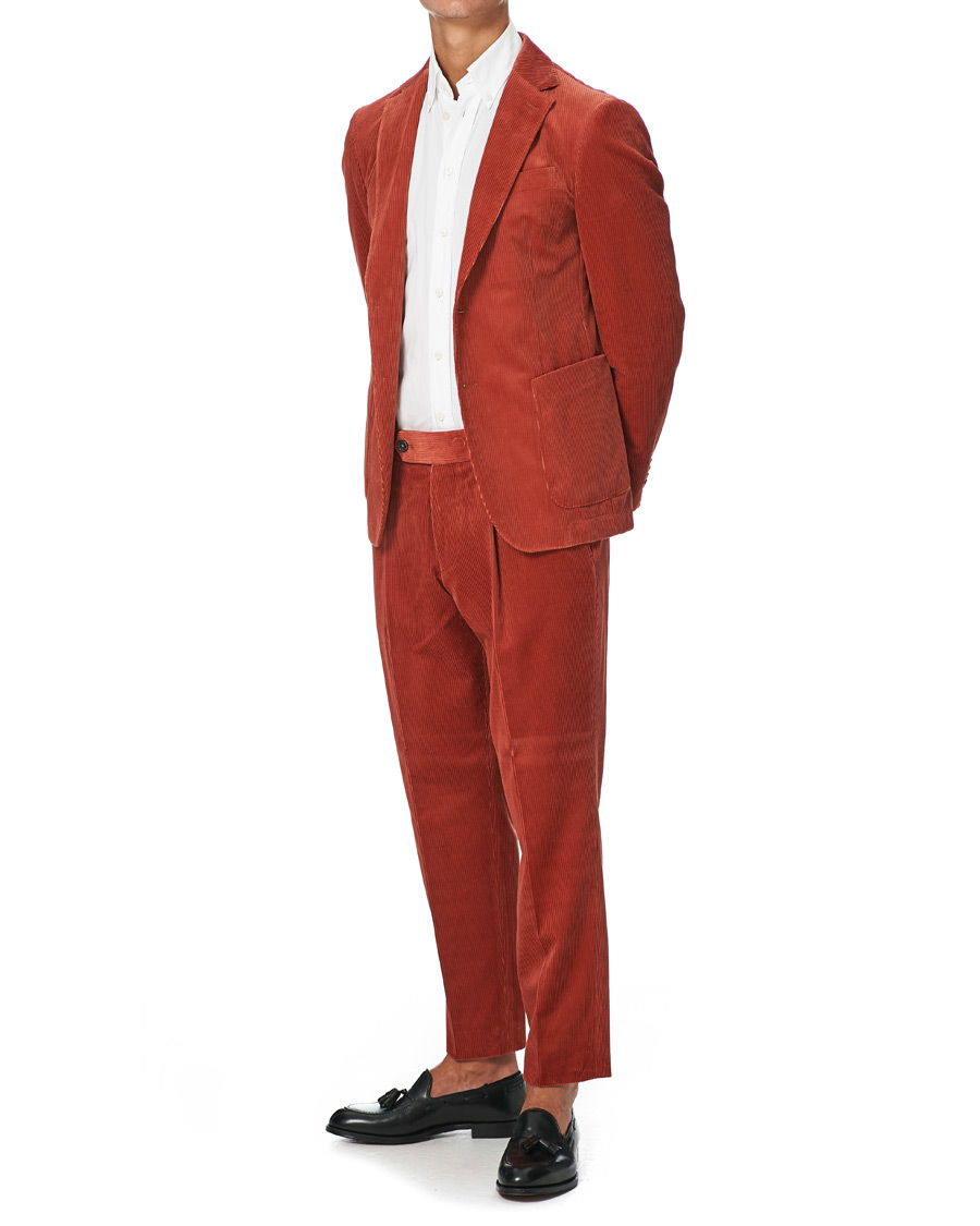 Herre | Blazere & jakker | BOSS BLACK | BOSS Hanry Corduroy Patch Pocket Blazer Medium Red