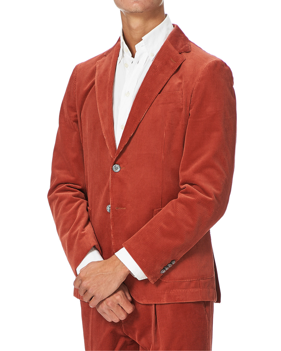 Herre | Blazere & jakker | BOSS BLACK | BOSS Hanry Corduroy Patch Pocket Blazer Medium Red