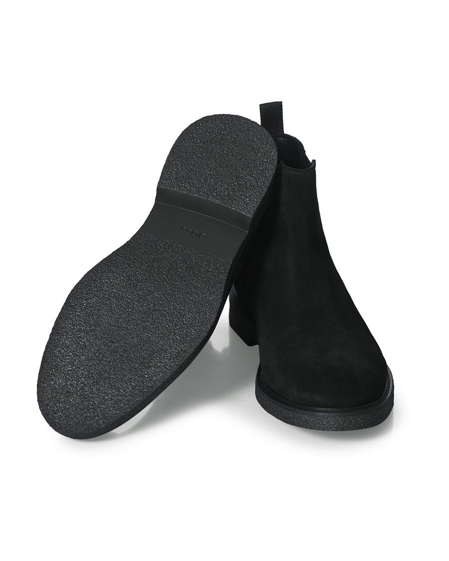 Herre | BOSS Tunley Suede Chelsea Boots Black | BOSS BLACK | BOSS Tunley Suede Chelsea Boots Black