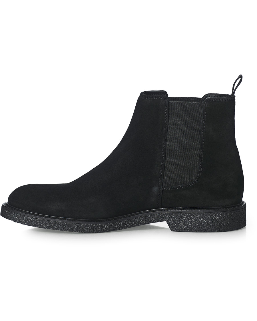 Herre | BOSS Tunley Suede Chelsea Boots Black | BOSS BLACK | BOSS Tunley Suede Chelsea Boots Black
