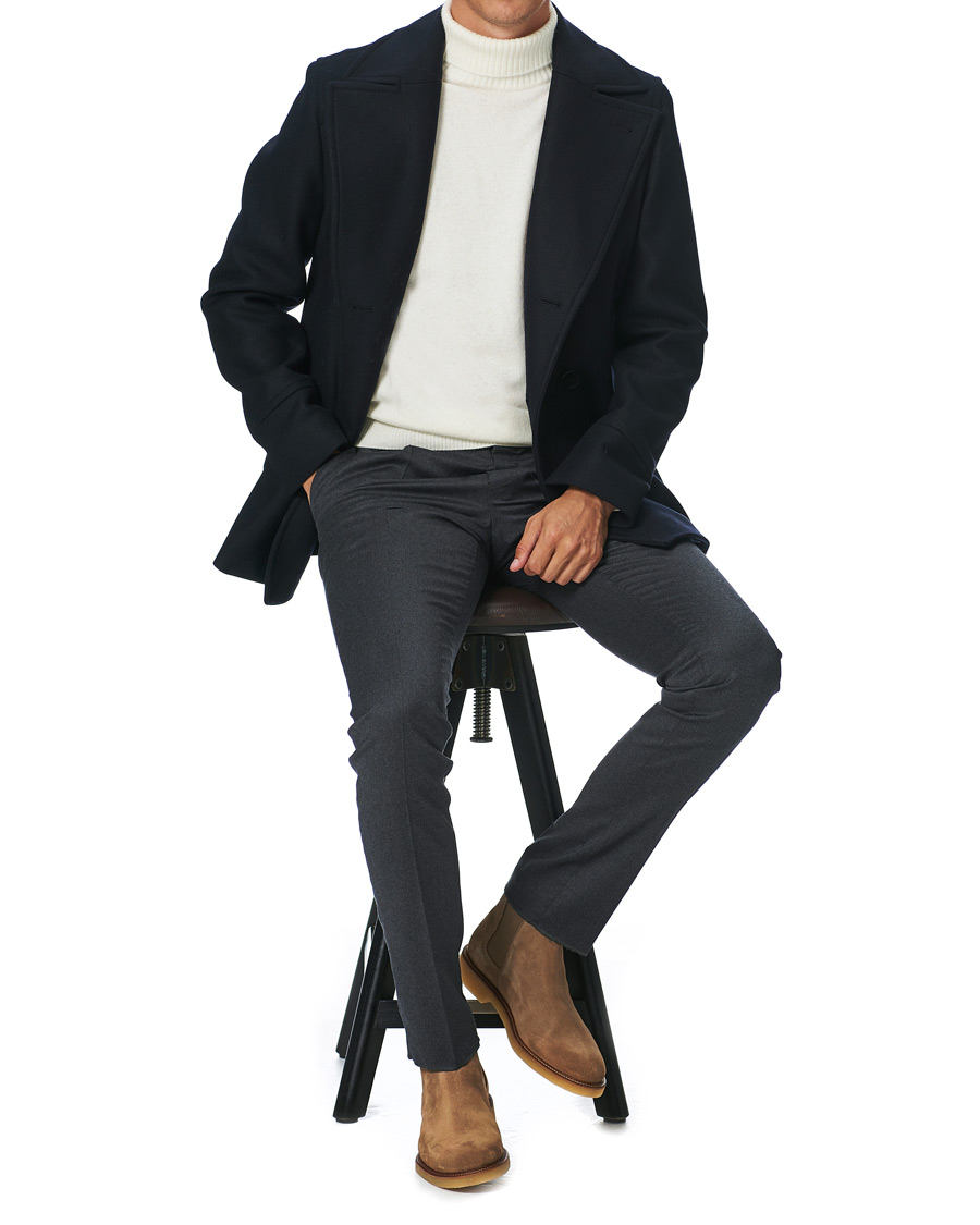 Herre | BOSS Tunley Suede Chelsea Boots Medium Beige | BOSS BLACK | BOSS Tunley Suede Chelsea Boots Medium Beige