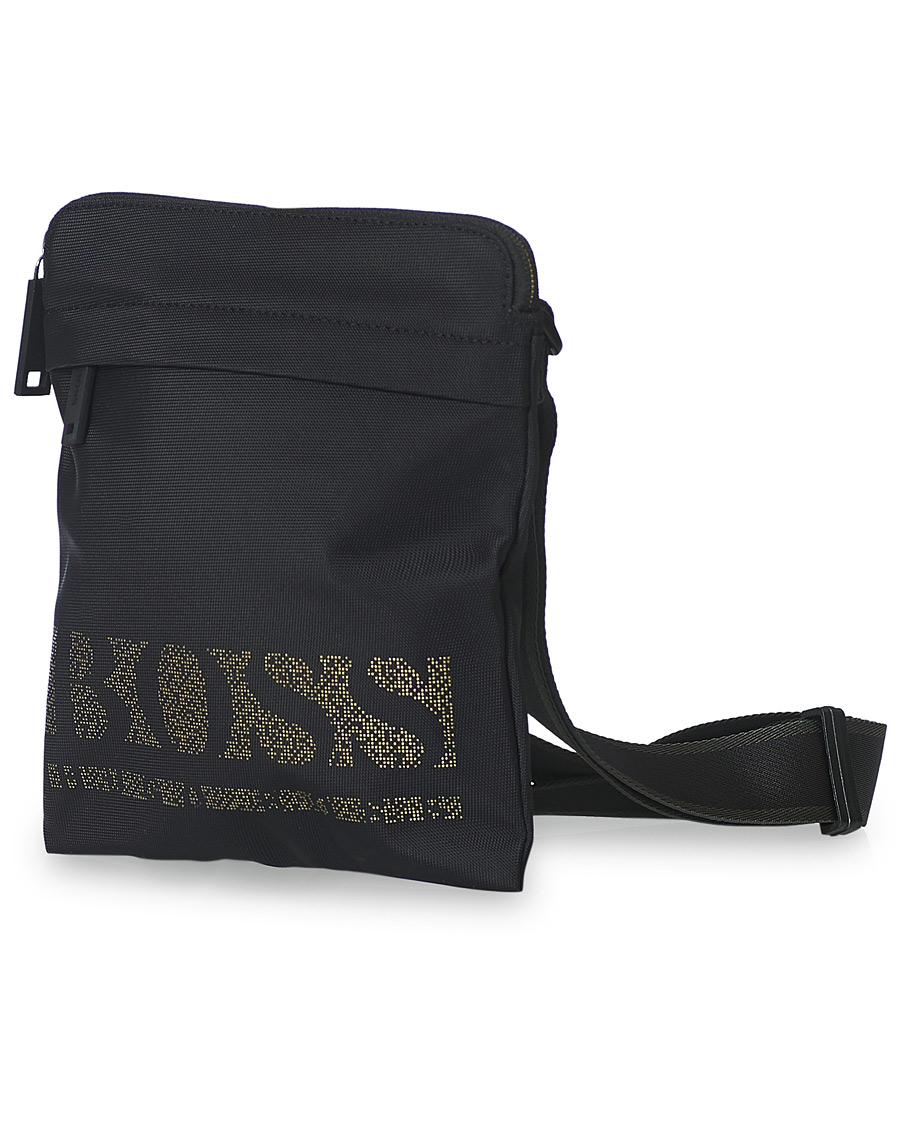 Herre | BOSS Athleisure Magnified Shoulder Bum Bag Black | BOSS GREEN | BOSS Athleisure Magnified Shoulder Bum Bag Black