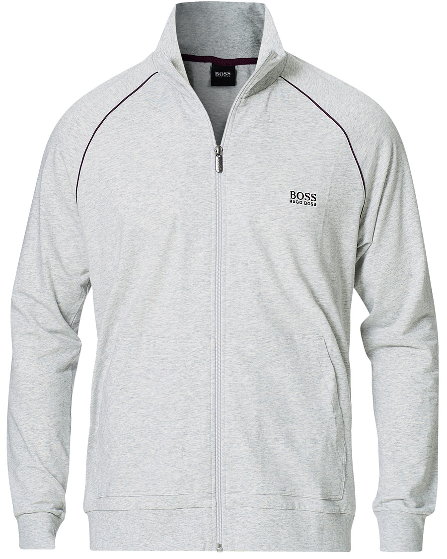 Herre | Trøjer | BOSS BLACK | BOSS Mix & Match Full Zip Jacket Light Grey