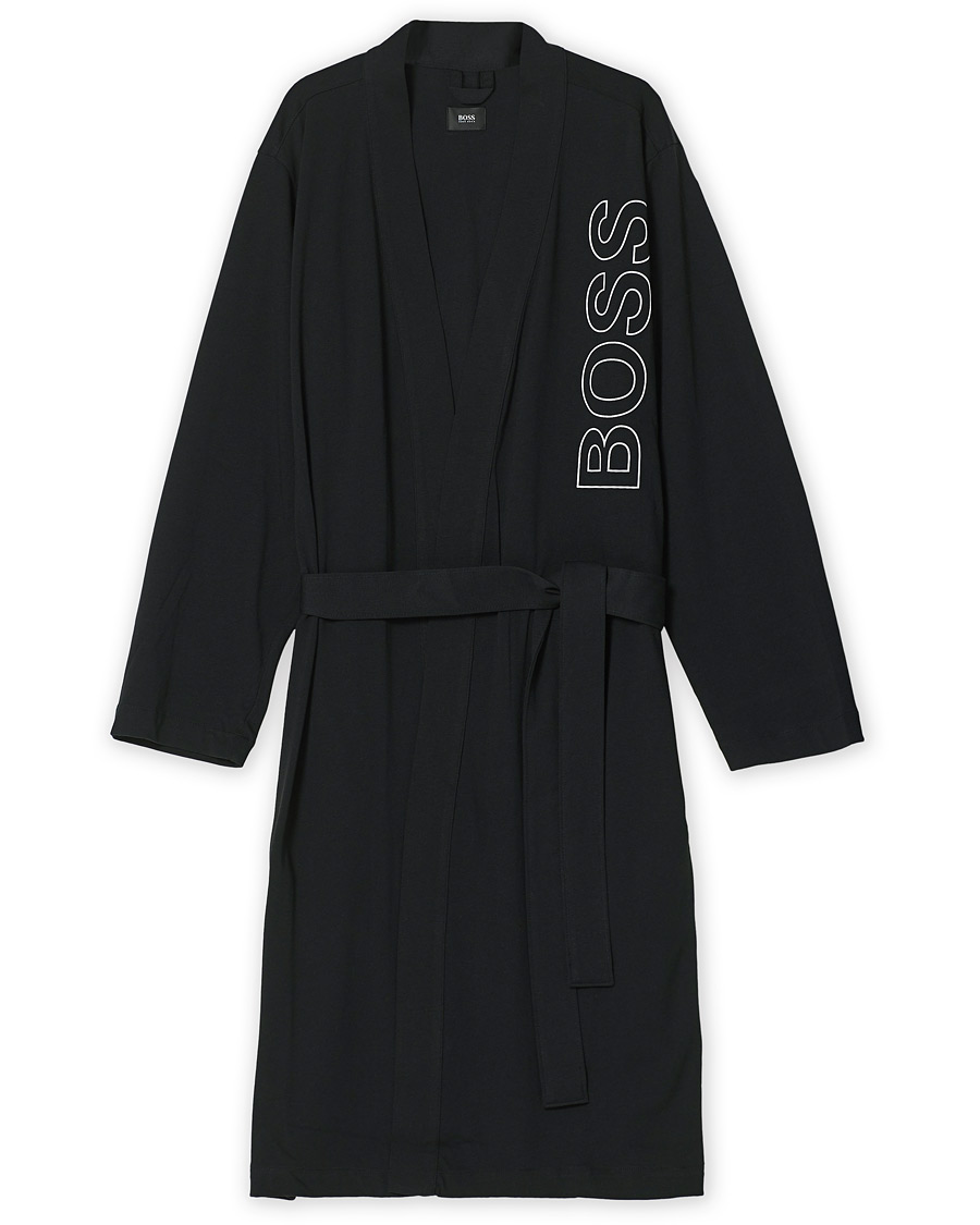 Herre | Morgenkåber | BOSS | Identity Kimono Black