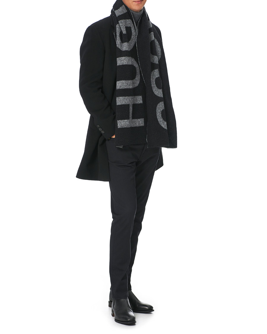 Herre | BOSS Armin Logo Scarves Black | BOSS BLACK | BOSS Armin Logo Scarves Black