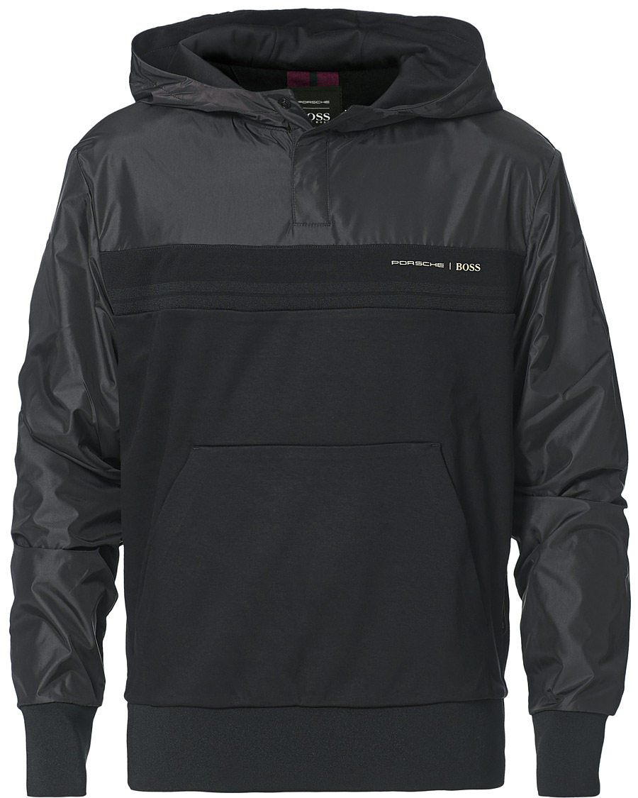 Herre | Trøjer | BOSS BLACK | BOSS Porsche Capsule Seeger Block Hoodie Black