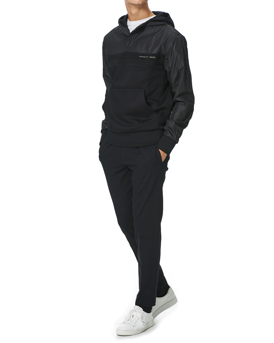Herre | Trøjer | BOSS BLACK | BOSS Porsche Capsule Seeger Block Hoodie Black