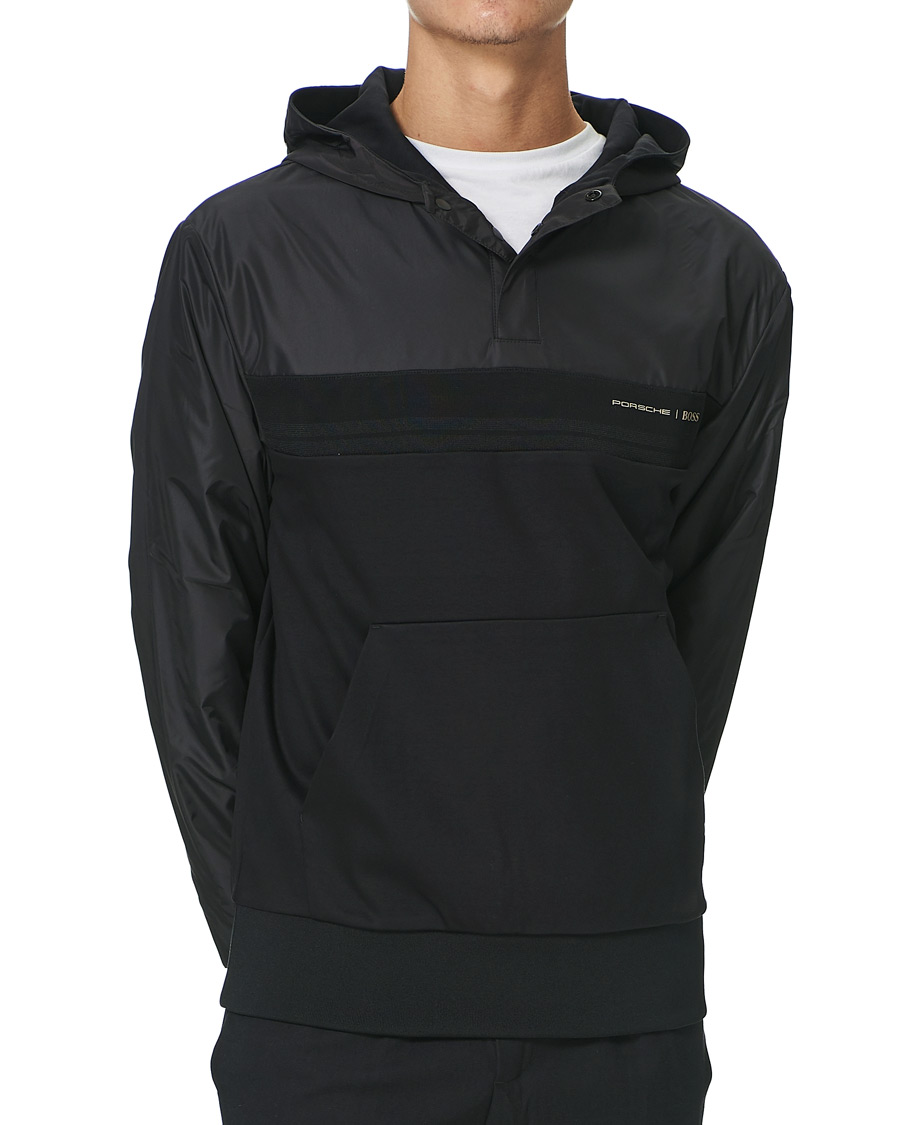 Herre | Trøjer | BOSS BLACK | BOSS Porsche Capsule Seeger Block Hoodie Black