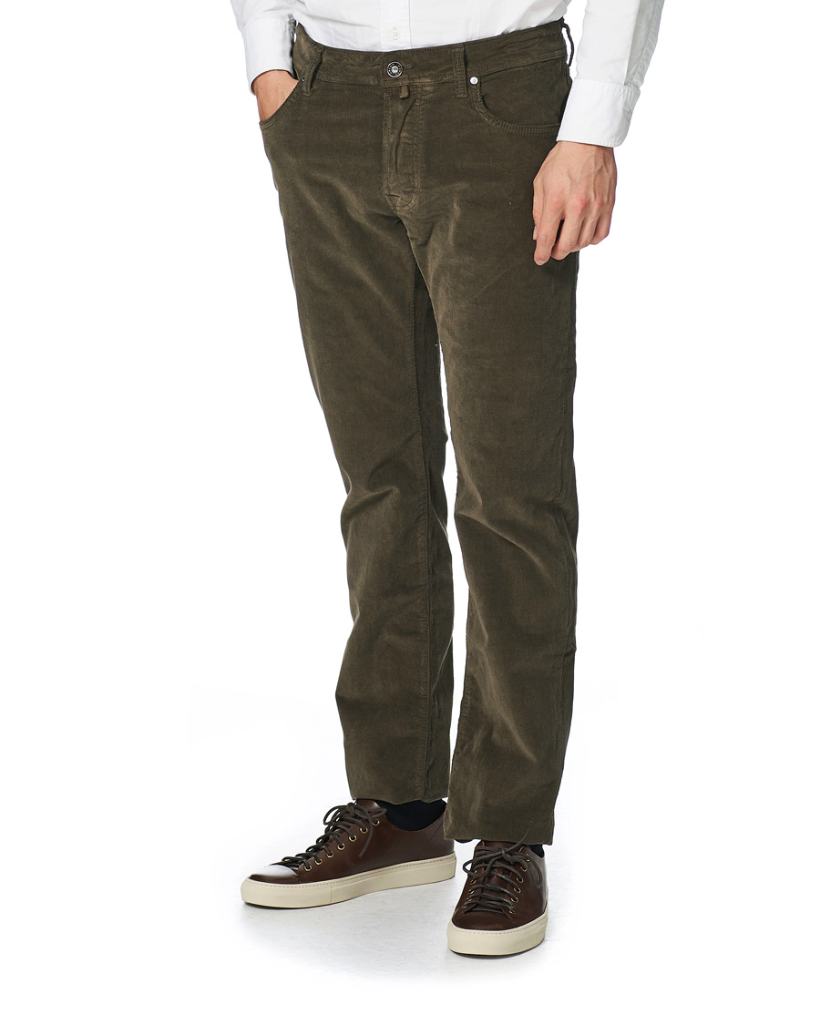 Herre | Bukser | Jacob Cohën | 688 Bard 5-Pocket Corduroy Trousers Brown