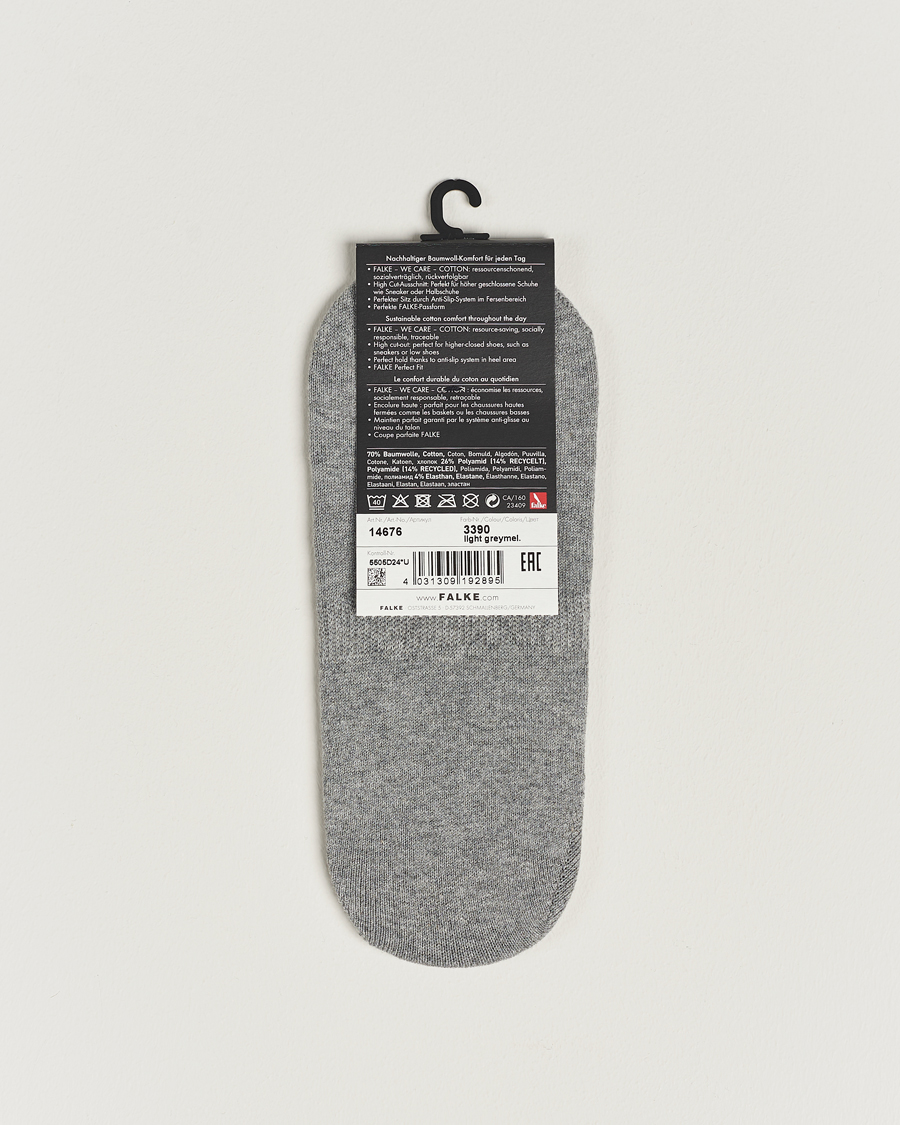 Herre | Falke | Falke | Casual High Cut Sneaker Socks Light Grey Melange