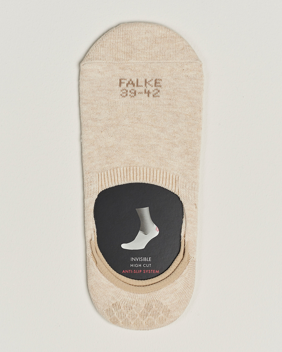 Herre | Undertøj | Falke | Casual High Cut Sneaker Socks Sand Melange