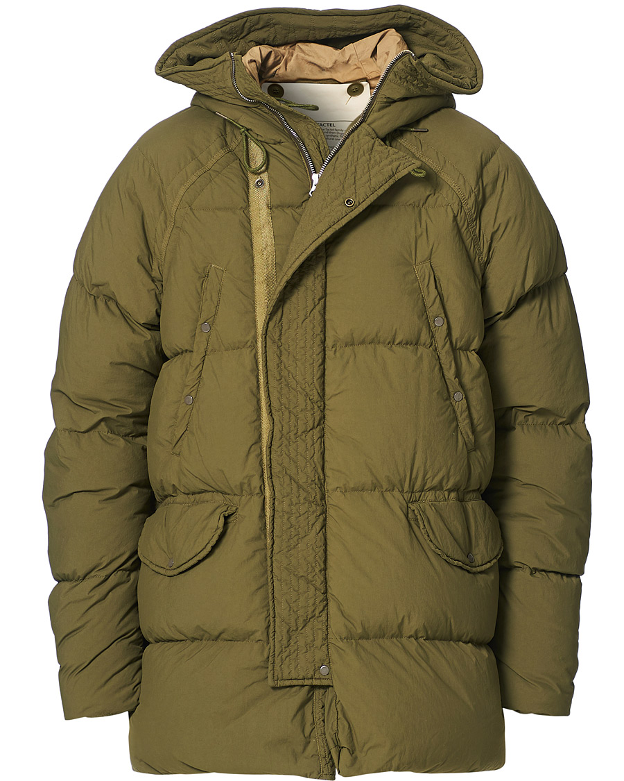 Herre | Jakker | Ten c | Deck Garment Dyed Down Parka Olive