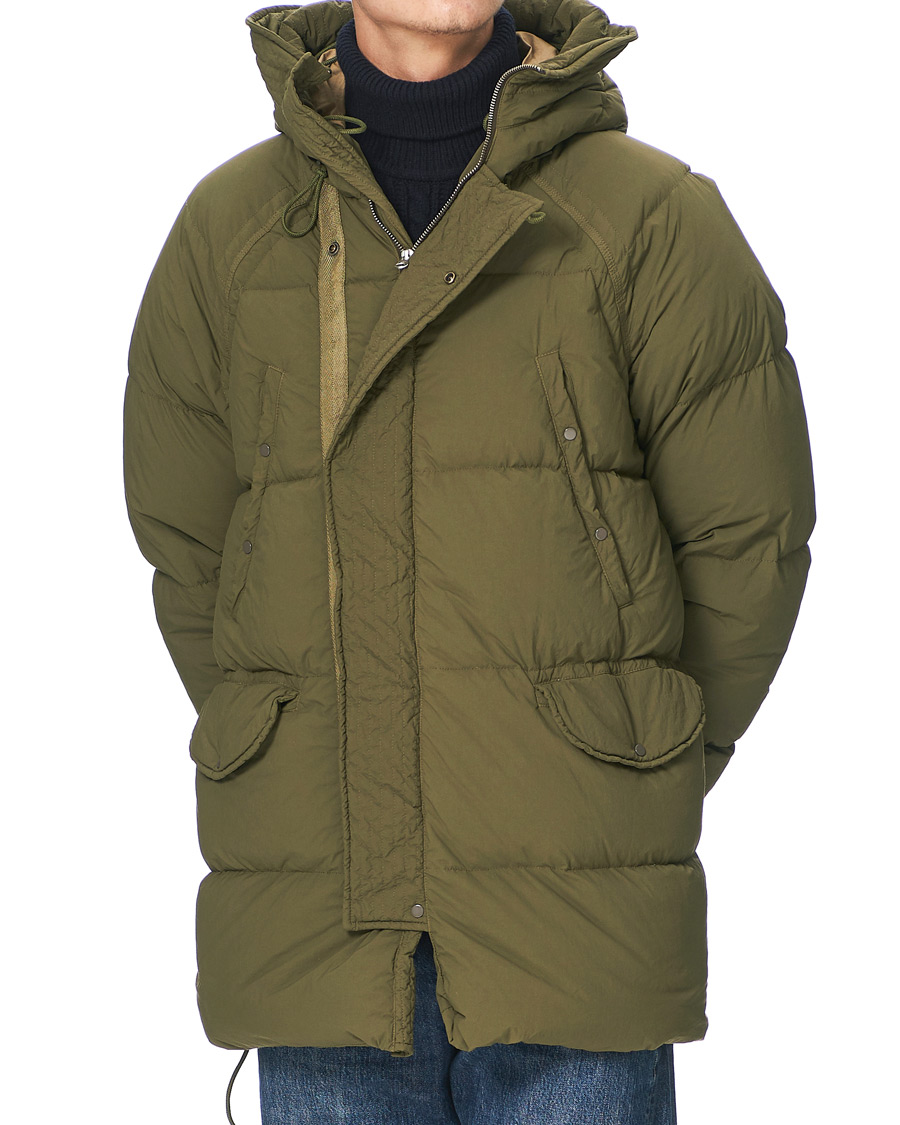 Herre | Jakker | Ten c | Deck Garment Dyed Down Parka Olive