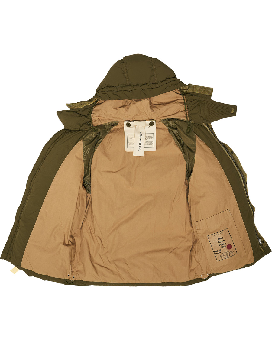 Herre | Jakker | Ten c | Artic Garment Dyed Down Jacket Olive