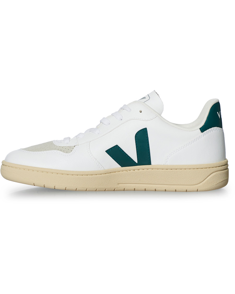 Herre | Veja V-10 Leather Butter Sole Sneaker White Brittany | Veja | V-10 Leather Butter Sole Sneaker White Brittany