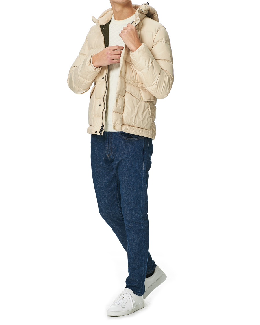Herre | Jakker | Woolrich | Sierra Hooded Puffer Jacket Oat