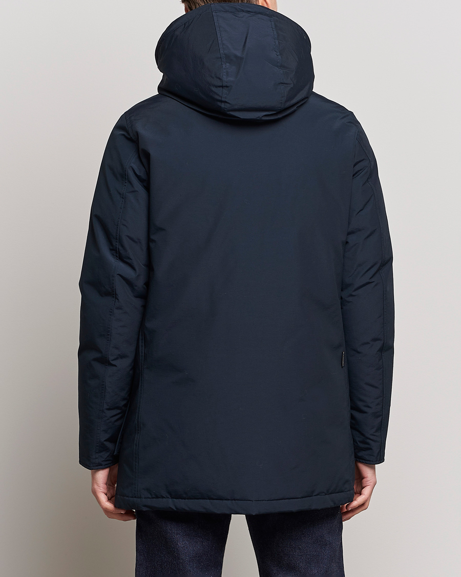 Herre | Jakker | Woolrich | Arctic Parka No Fur Melton Blue