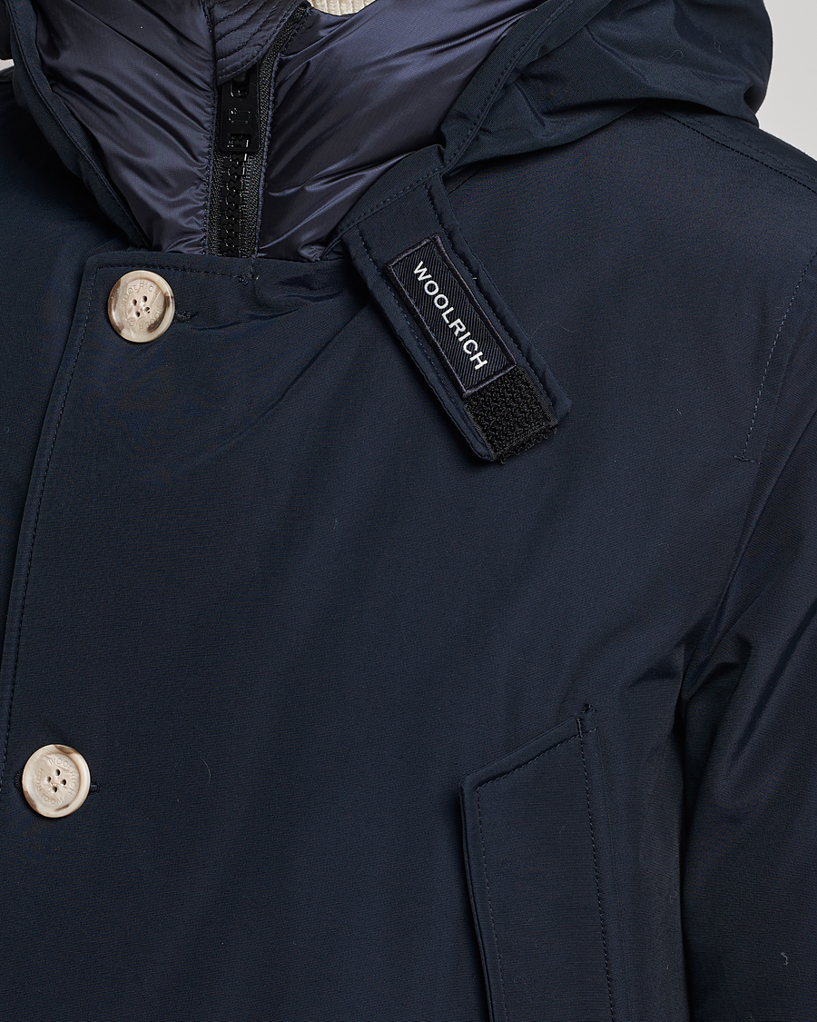 Herre | Jakker | Woolrich | Arctic Parka No Fur Melton Blue