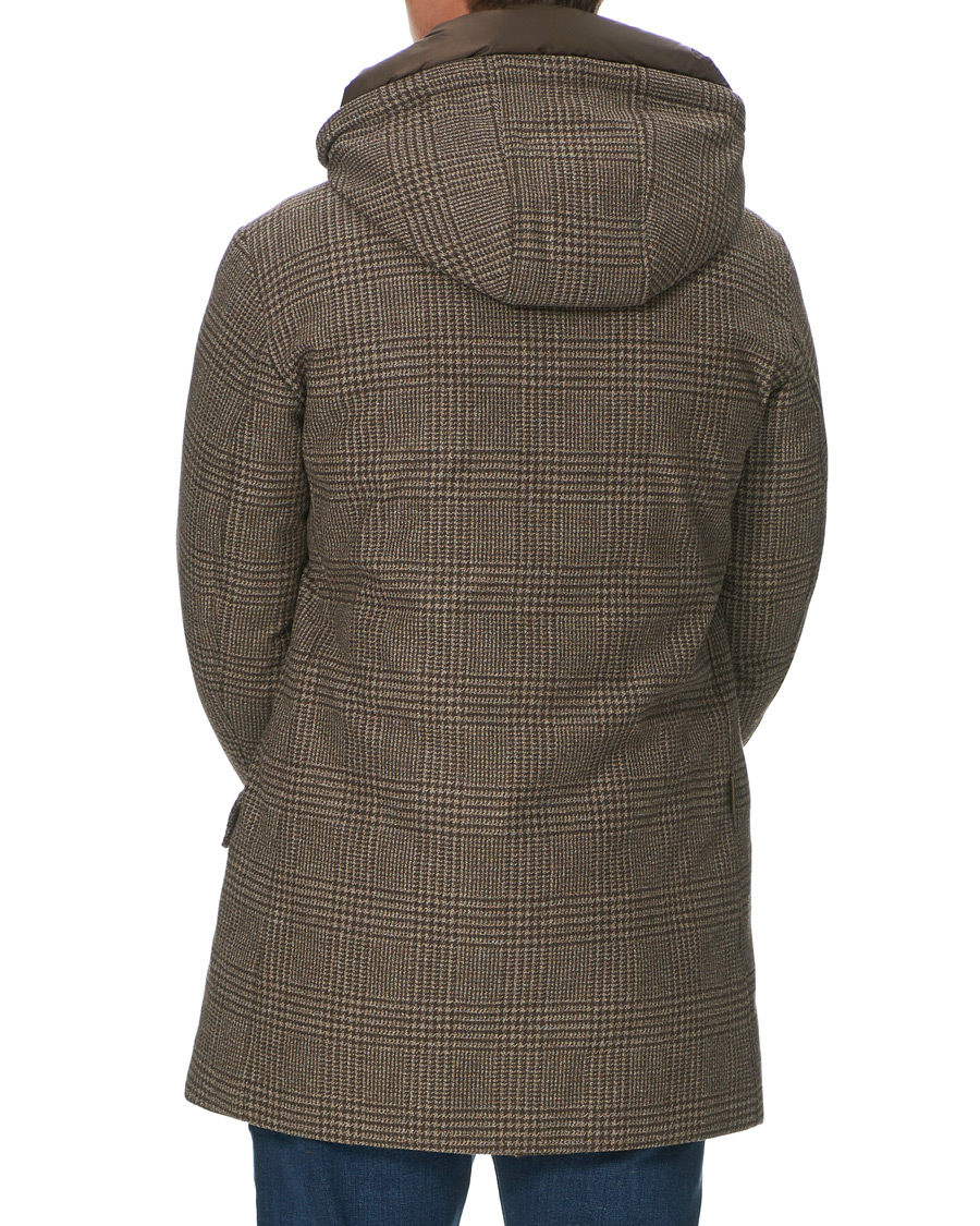 Herre | Jakker | Woolrich | Polar Luxury Eco Wool Parka Prince of Wales