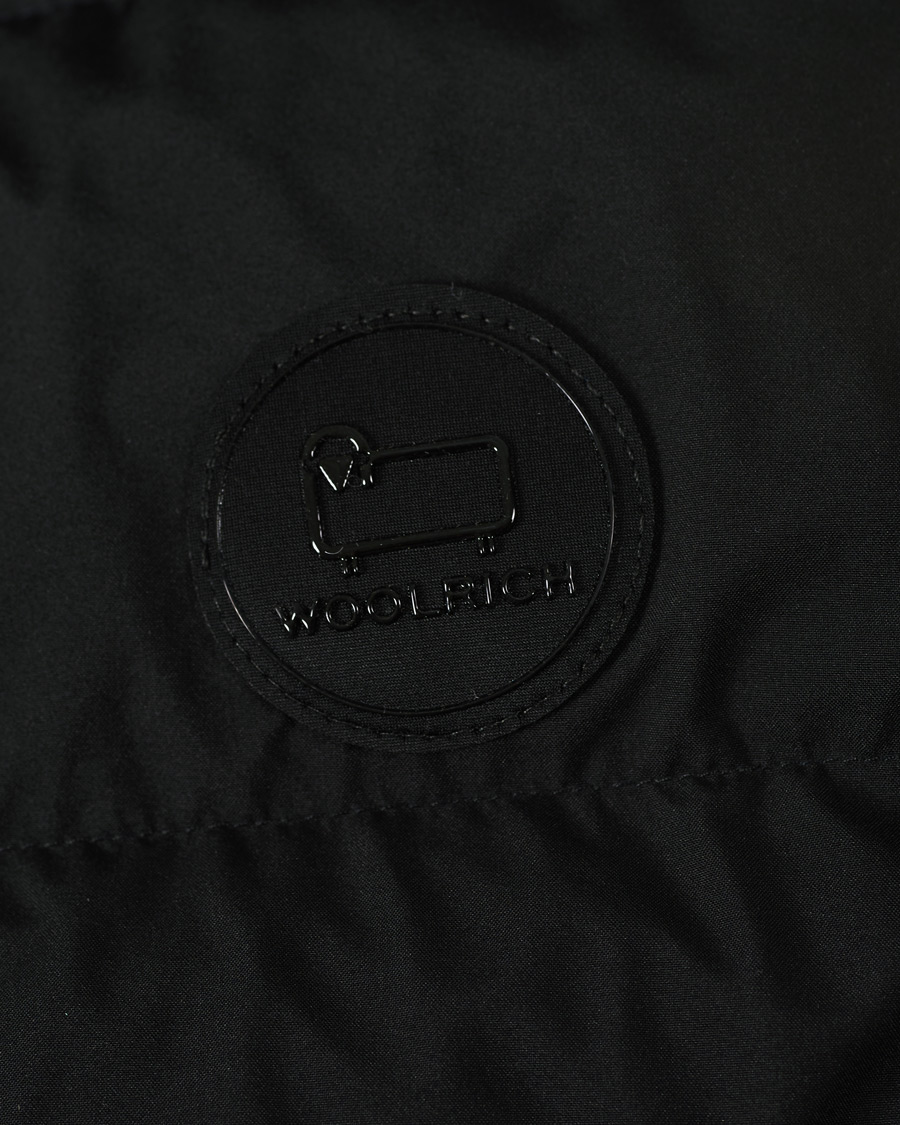 Herre | Jakker | Woolrich | High Tech Quilted Long Jacket Black