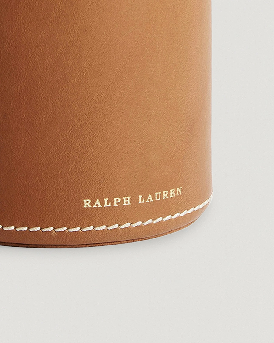 Herre | Til hjemmet | Ralph Lauren Home | Brennan Leather Pencil Cup Saddle Brown