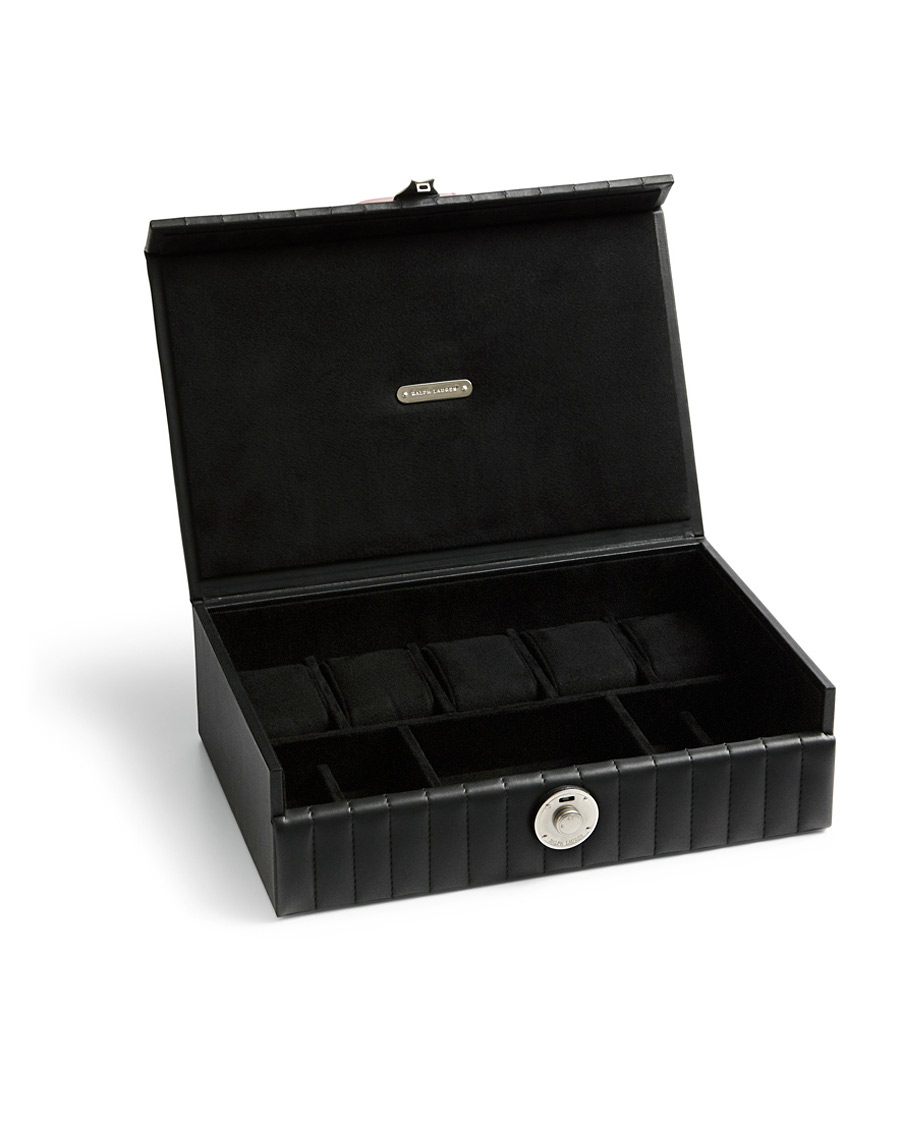 Herre | Julegaveidéer | Ralph Lauren Home | Cooper Leather Watch Box Black