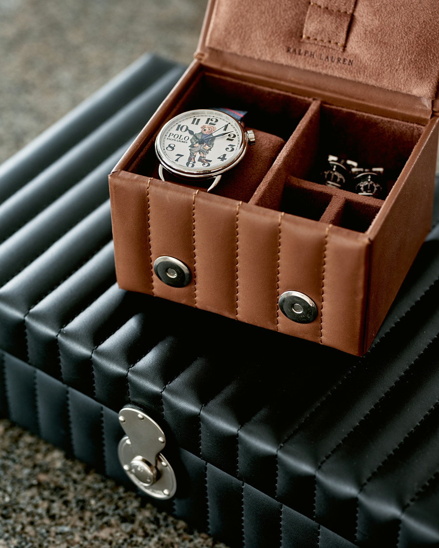 Herre | Julegaveidéer | Ralph Lauren Home | Cooper Leather Watch Box Black