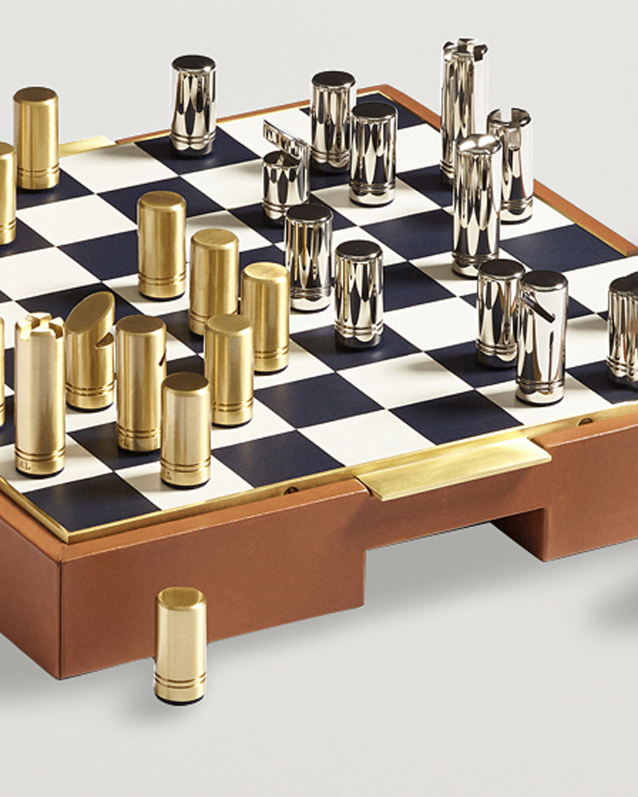 Herre | Ralph Lauren Home | Ralph Lauren Home | Fowler Chess Set Saddle Multi