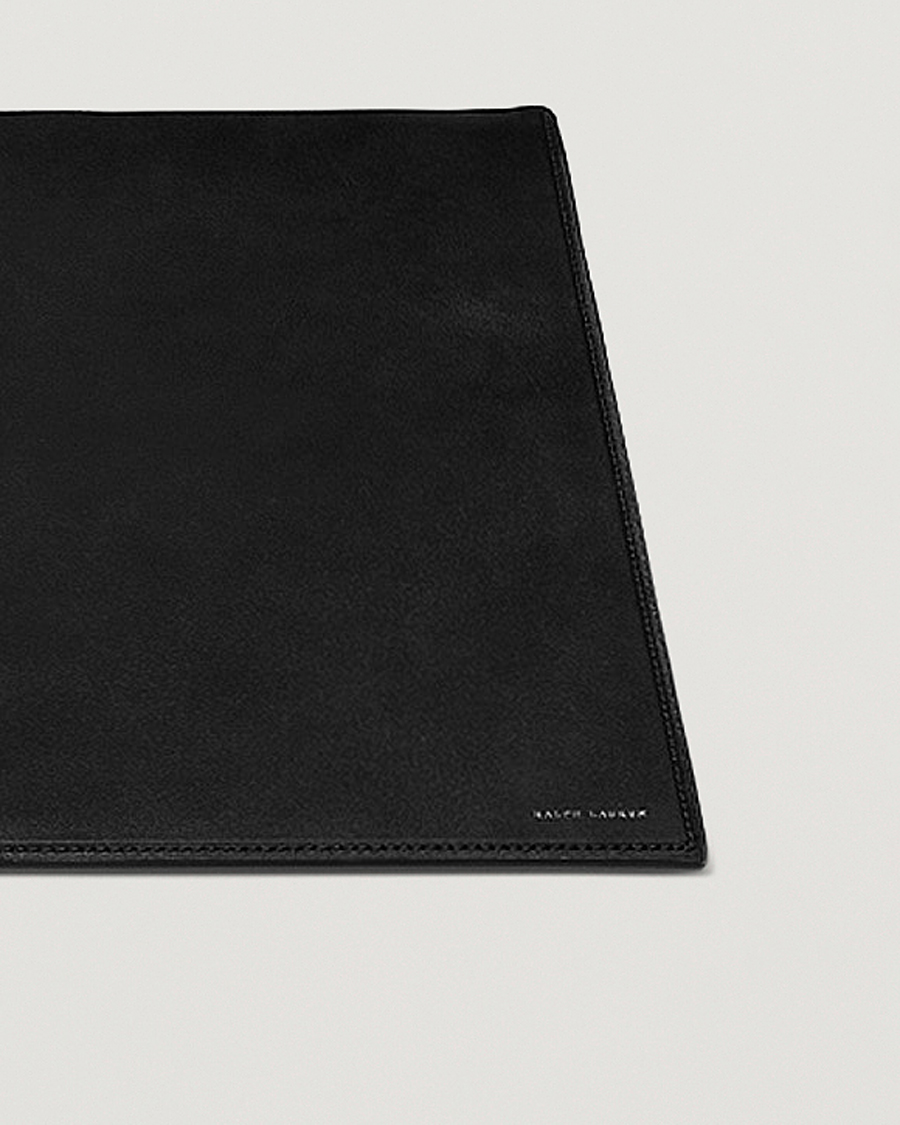 Herr | Ralph Lauren Home | Ralph Lauren Home | Brennan Small Leather Desk Blotter Black