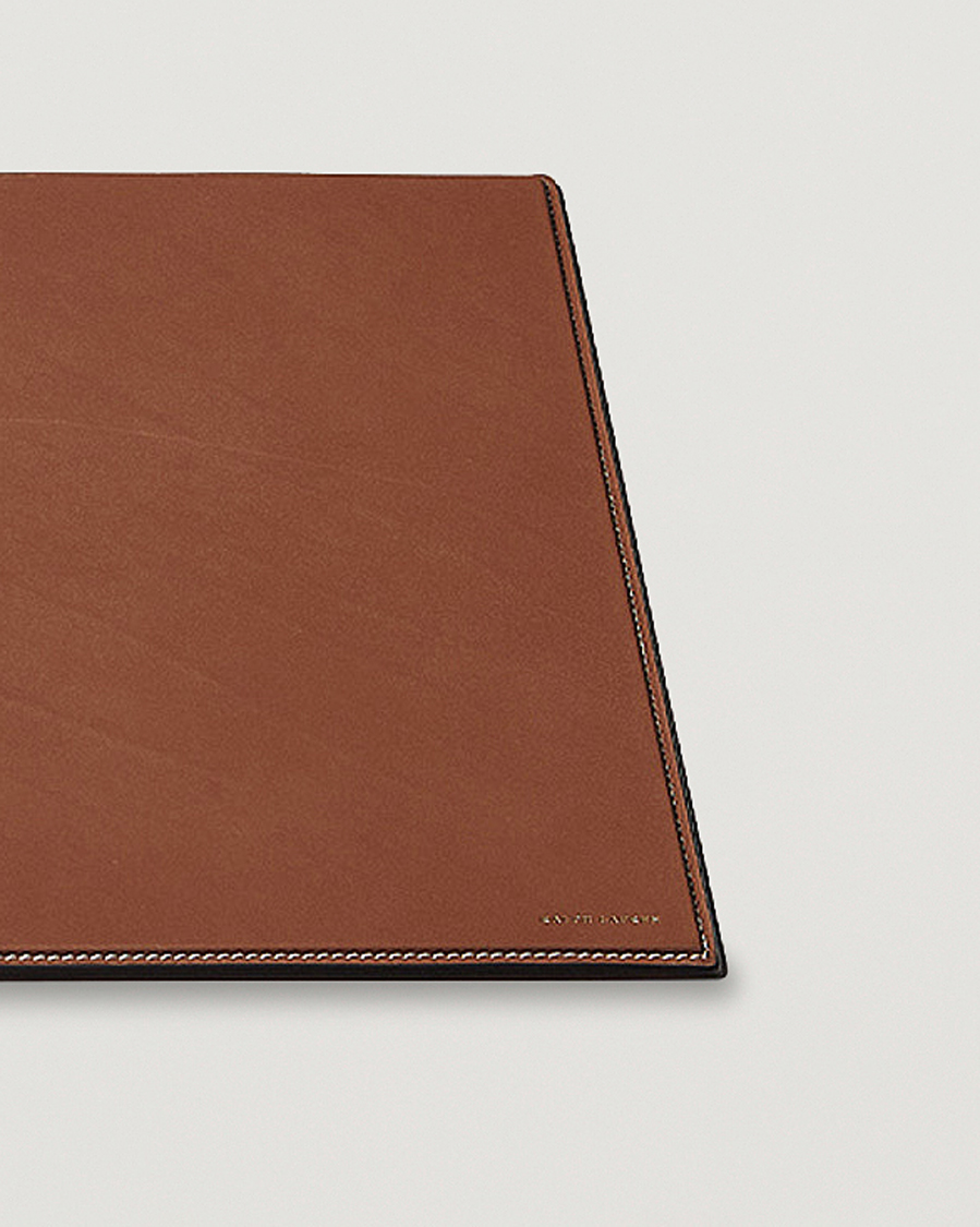 Herr | Livsstil | Ralph Lauren Home | Brennan Small Leather Desk Blotter Saddle Brown