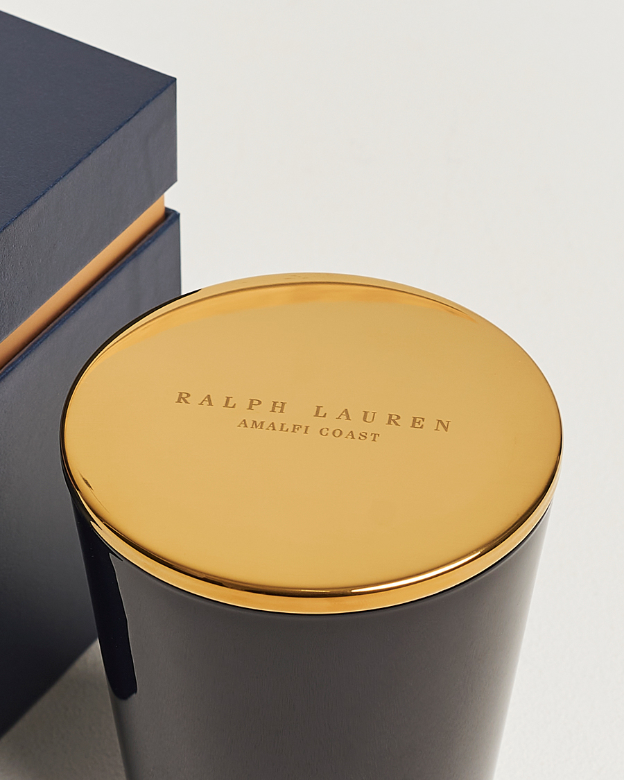 Herre | Duftlys | Ralph Lauren Home | Amalfi Coast Single Wick Candle Navy/Gold