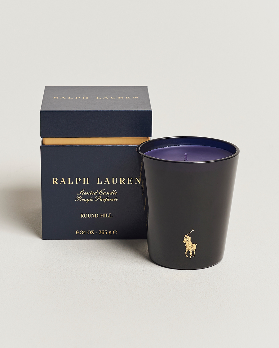 Herre | Ralph Lauren Home Round Hill Single Wick Candle Navy/Gold | Ralph Lauren Home | Round Hill Single Wick Candle Navy/Gold