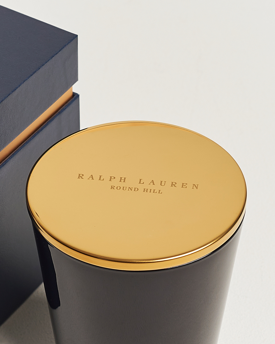 Herre | Ralph Lauren Home Round Hill Single Wick Candle Navy/Gold | Ralph Lauren Home | Round Hill Single Wick Candle Navy/Gold