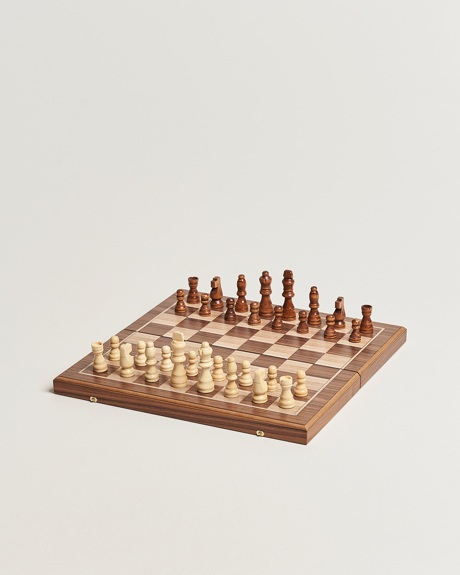 Herre | Spil & fritid | Manopoulos | Walnut Chess & Backgammon
