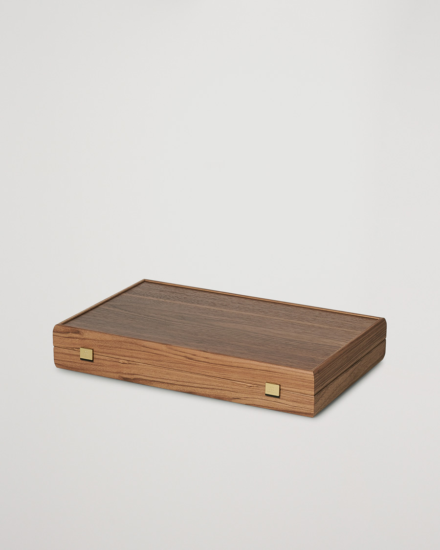 Herre | Spil & fritid | Manopoulos | Walnut & Black Oak Large Backgammon