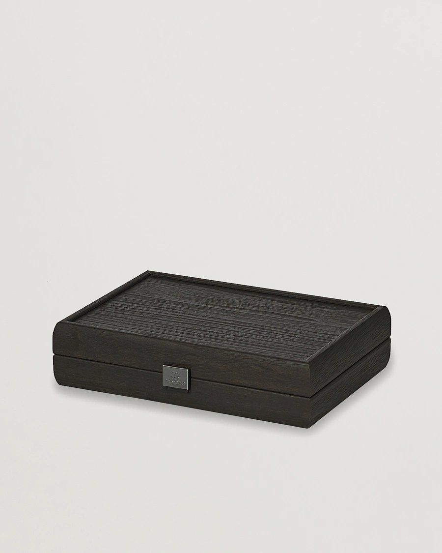 Herre | Loungewear-afdelingen | Manopoulos | Wooden Card Case Black