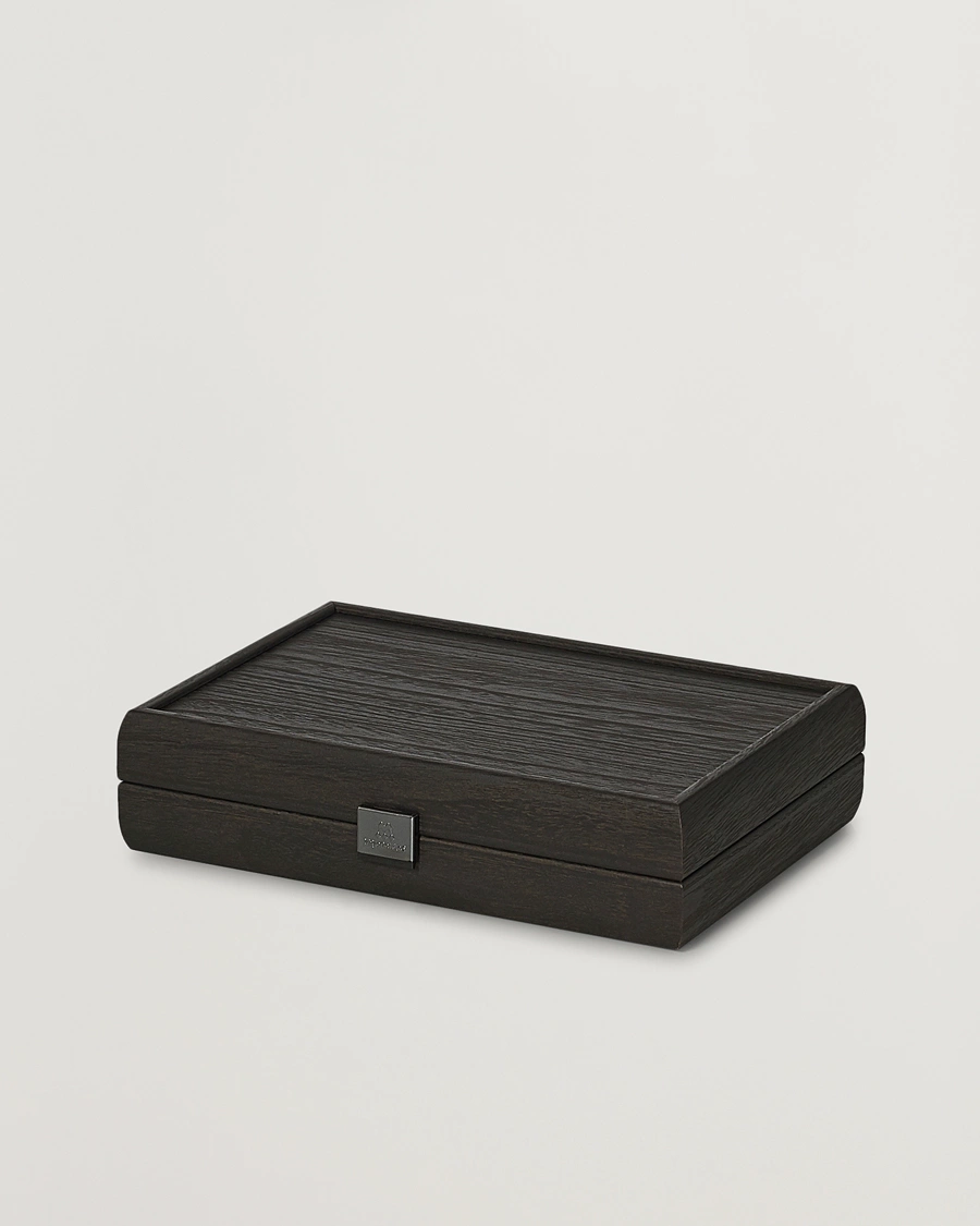 Herre | Spil & fritid | Manopoulos | Wooden Domino Case Black