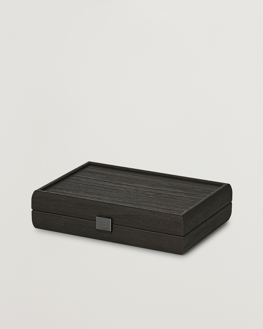 Herre | Til hygge i hjemmet | Manopoulos | Wooden Domino Case Black