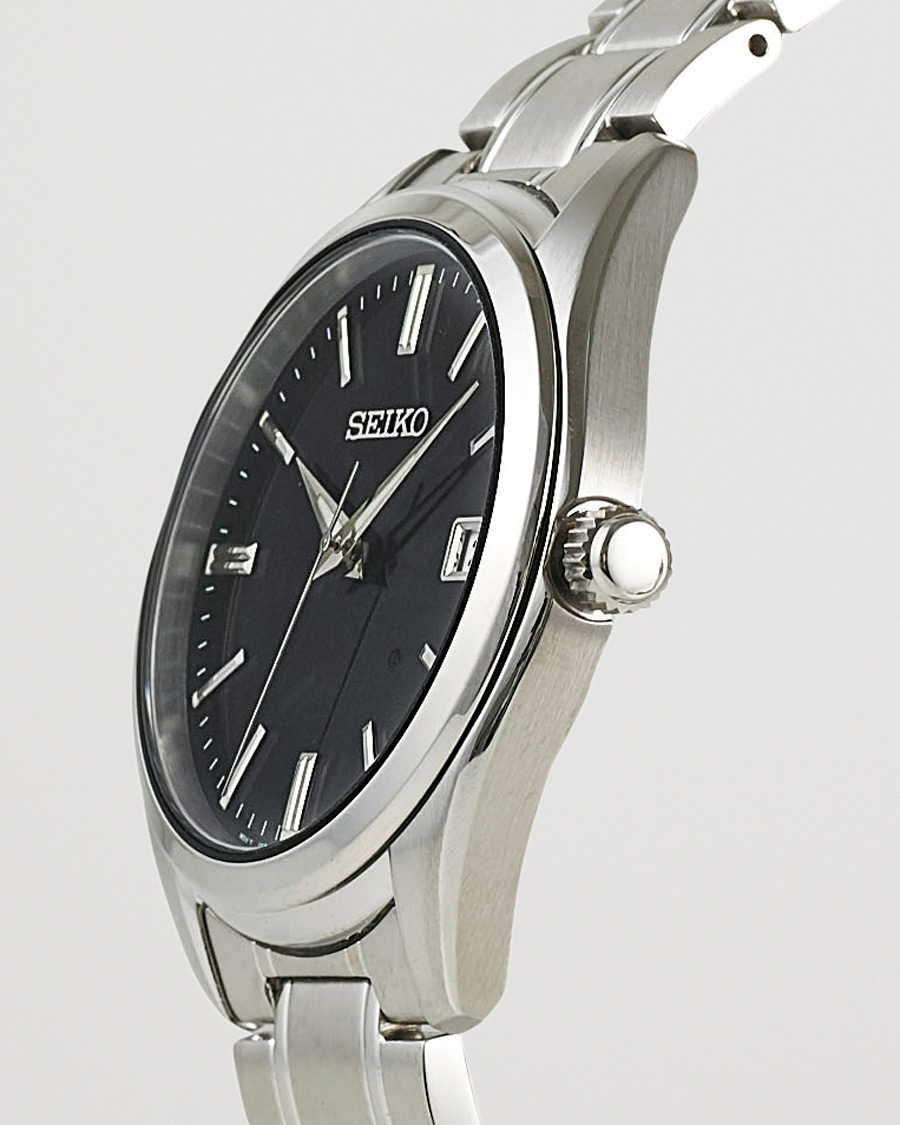 Herre | Seiko Sapphire 40mm Steel Black Dial | Seiko | Sapphire 40mm Steel Black Dial