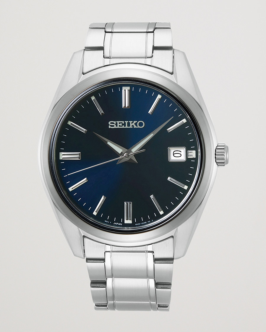 Herre | Seiko Sapphire 40mm Steel Blue Dial | Seiko | Sapphire 40mm Steel Blue Dial
