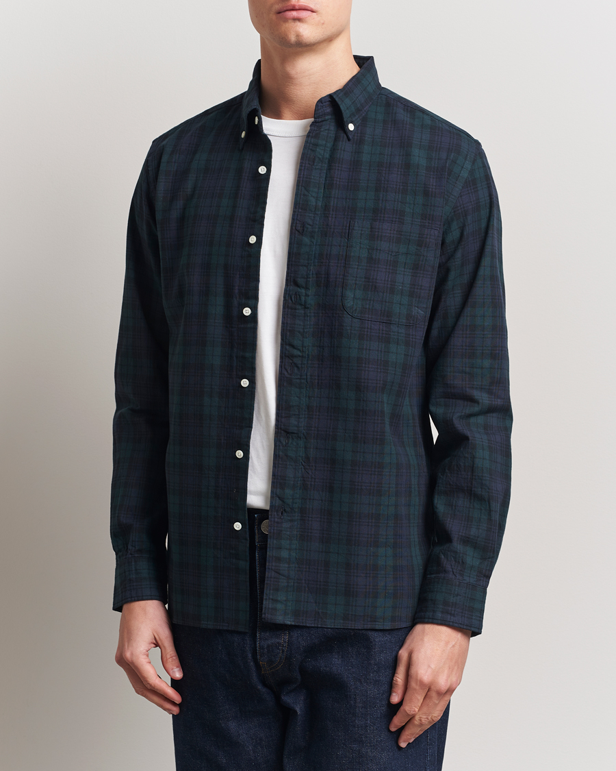 Herre | Skjorter | BEAMS PLUS | Tartan Button Down Shirt Blackwatch