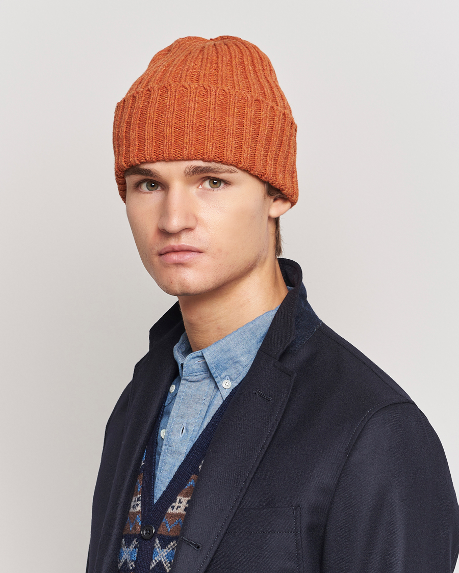 Herre | BEAMS PLUS | BEAMS PLUS | Wool Watch Cap Orange