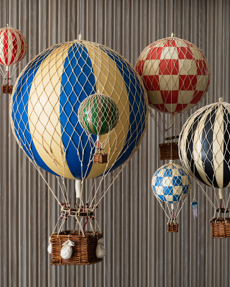 Herre | Til hjemmet | Authentic Models | Floating The Skies Balloon Check Blue