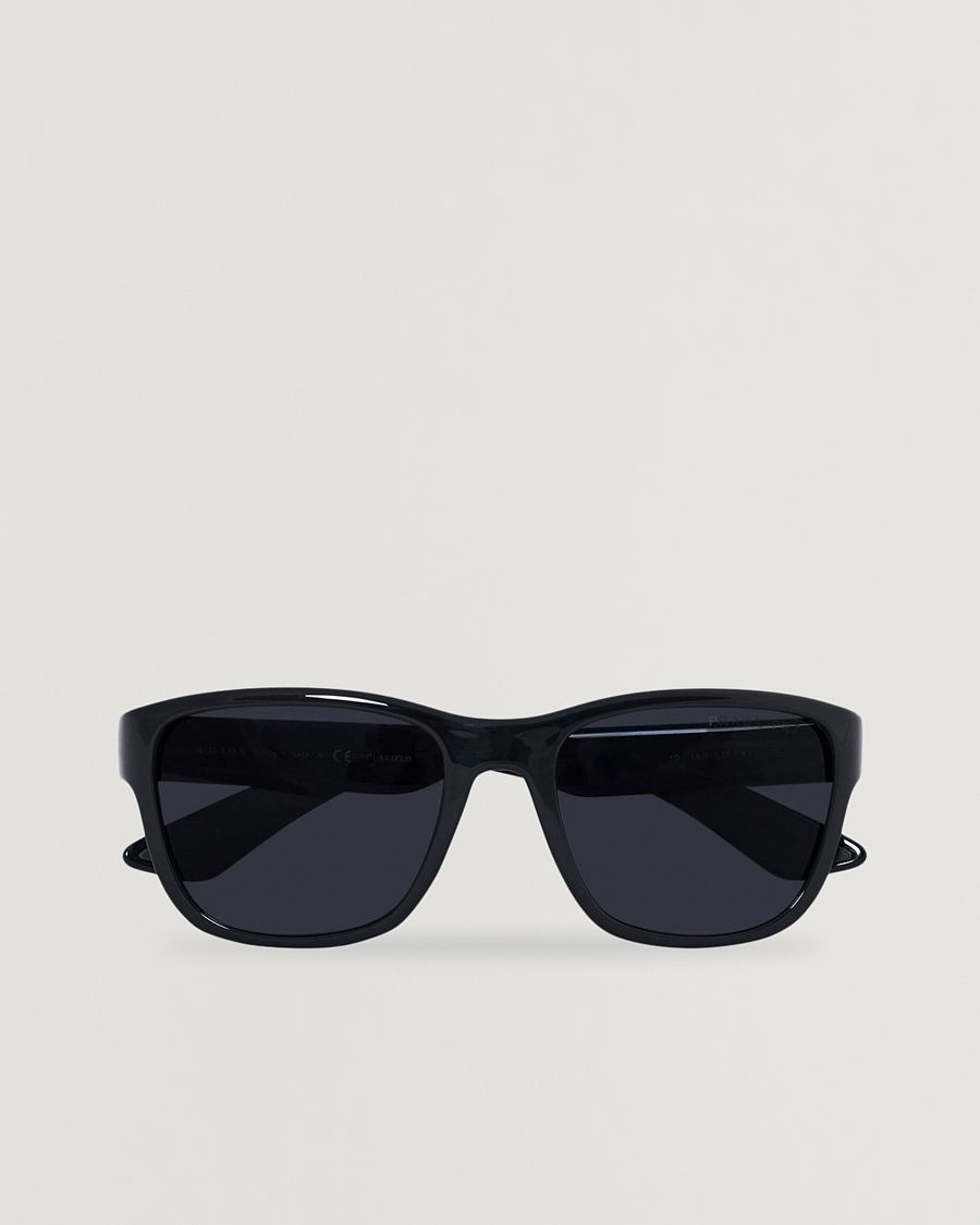 Herre | Prada Linea Rossa 0PS 01US Polarized Sunglasses Black | Prada Linea Rossa | 0PS 01US Polarized Sunglasses Black
