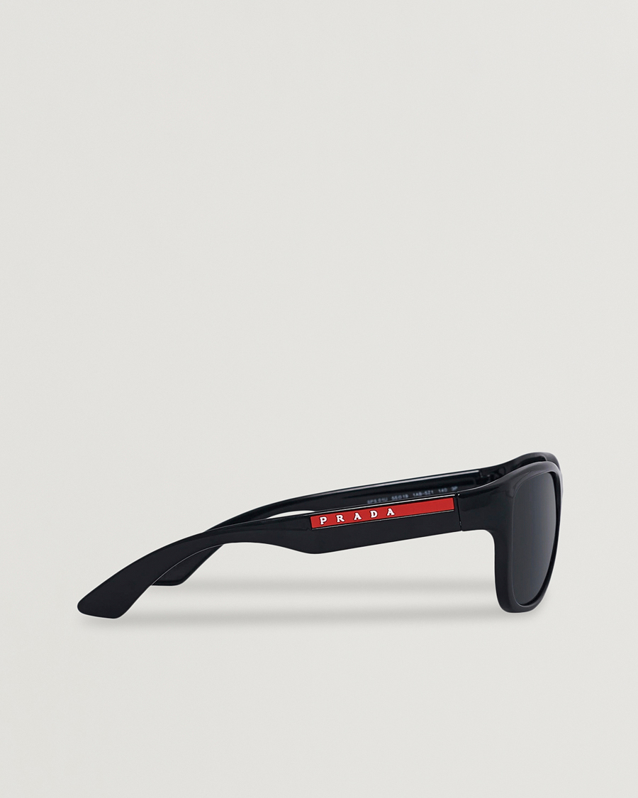 Herre | Prada Linea Rossa 0PS 01US Polarized Sunglasses Black | Prada Linea Rossa | 0PS 01US Polarized Sunglasses Black
