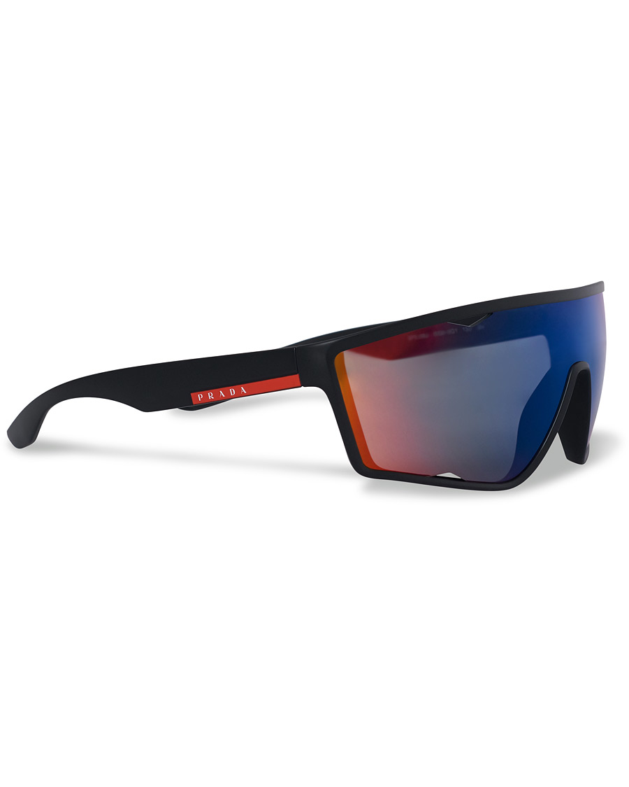 Herre | Prada Linea Rossa 0PS 09US Active Sunglasses Black/Mirage | Prada Linea Rossa | 0PS 09US Active Sunglasses Black/Mirage