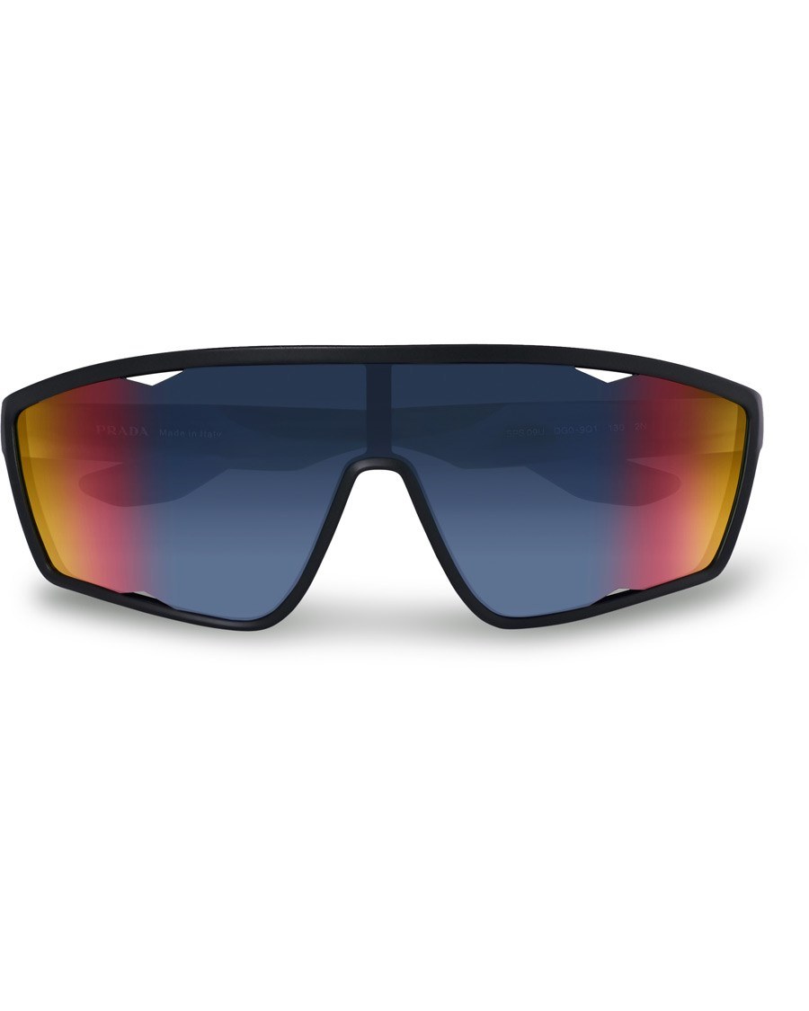 Herre | Prada Linea Rossa 0PS 09US Active Sunglasses Black/Mirage | Prada Linea Rossa | 0PS 09US Active Sunglasses Black/Mirage