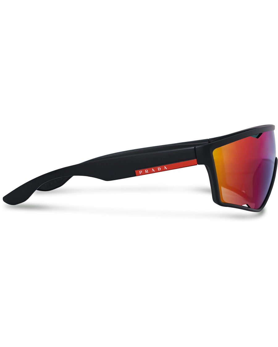 Herre | Prada Linea Rossa 0PS 09US Active Sunglasses Black/Mirage | Prada Linea Rossa | 0PS 09US Active Sunglasses Black/Mirage
